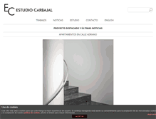 Tablet Screenshot of estudiocarbajal.com
